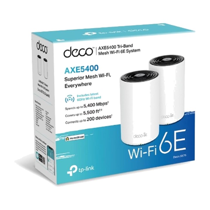 TP-LINK Sistema mesh WiFi 6E tri-band DECO XE75 AXE5400 2
