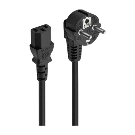 cable de alimentación schuko a iec c13 ec1900 cee7/7 1.8m