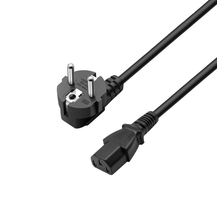 EWENT Kabel zasilający schuko do IEC C13 EC1900 CEE7/7 1.8M