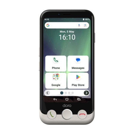 einfach zu bedienendes smartphone für senioren mit 4,5-zoll-display und sos-taste aurora-a10 4g 64gb 4gb-ram