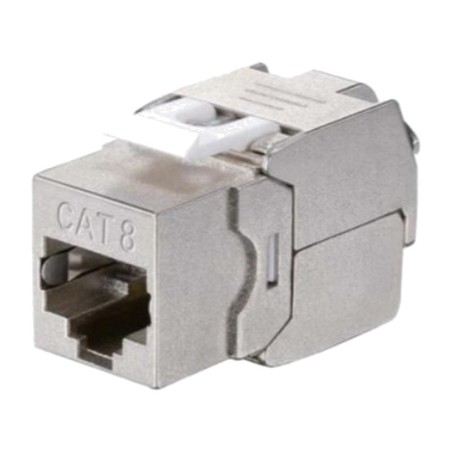 pack de 8 conectores keystone rj45 hembra blindados 767231 cat8.1 ftp
