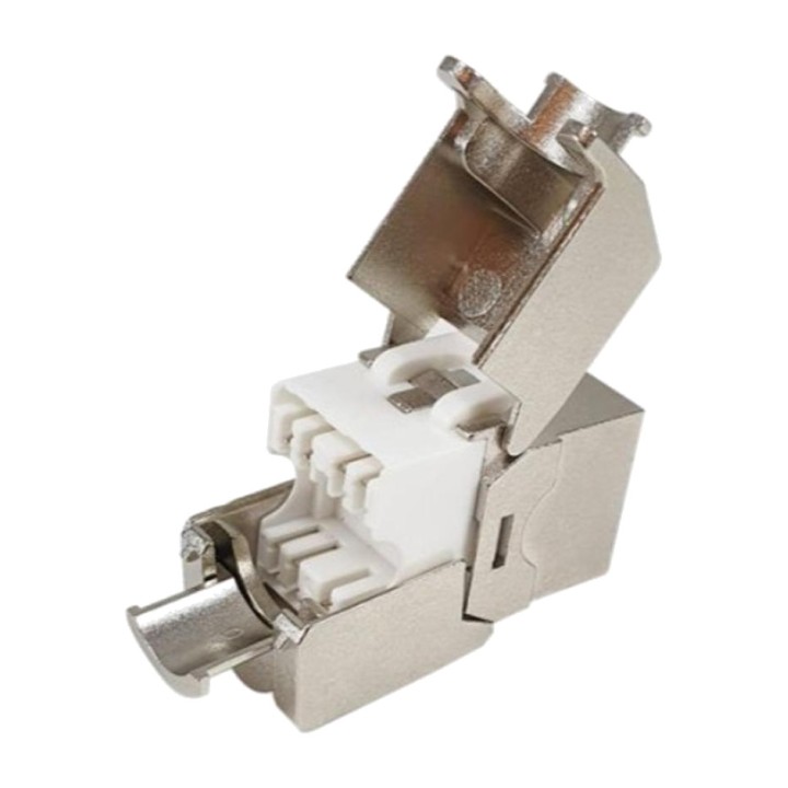 EQUIP Packung mit 8 geschirmten RJ45-Keystone-Buchsen 767231