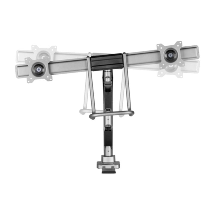 EQUIP Soporte de mesa con doble brazo para dos monitores