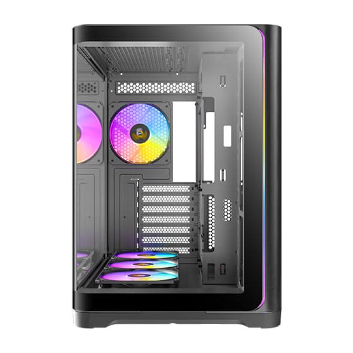 ANTEC Caixa de PC semi-torradeira com vidro temperado curvo