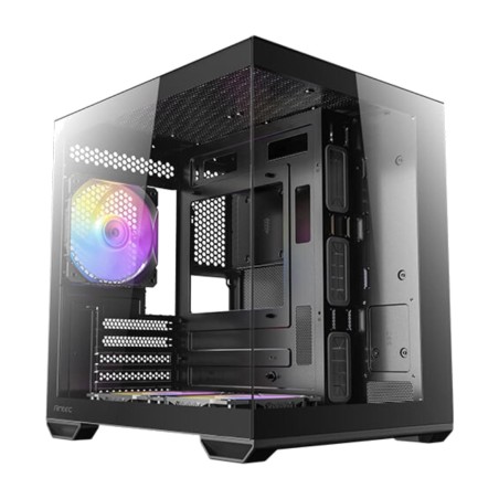case pc mini tower con vetro temperato cx60m micro-atx-argb