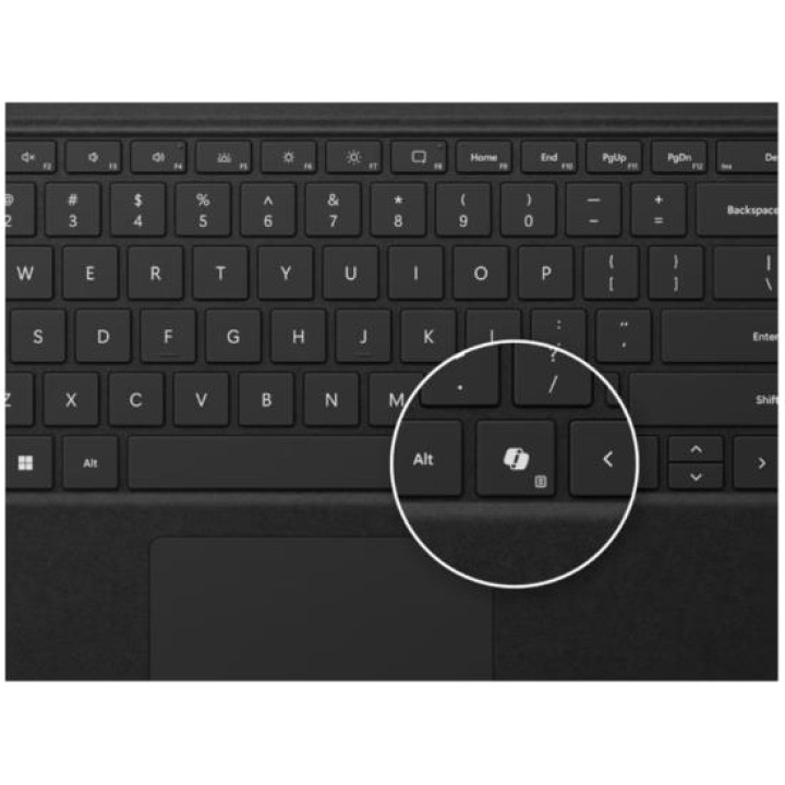 MICROSOFT Teclado funda retroiluminado de 12 pulgadas para