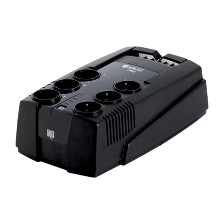 sistema de alimentación ininterrumpida (sai) interactivo compacto para oficina con usb y tomas schuko iplug ipg600de 600va 360w