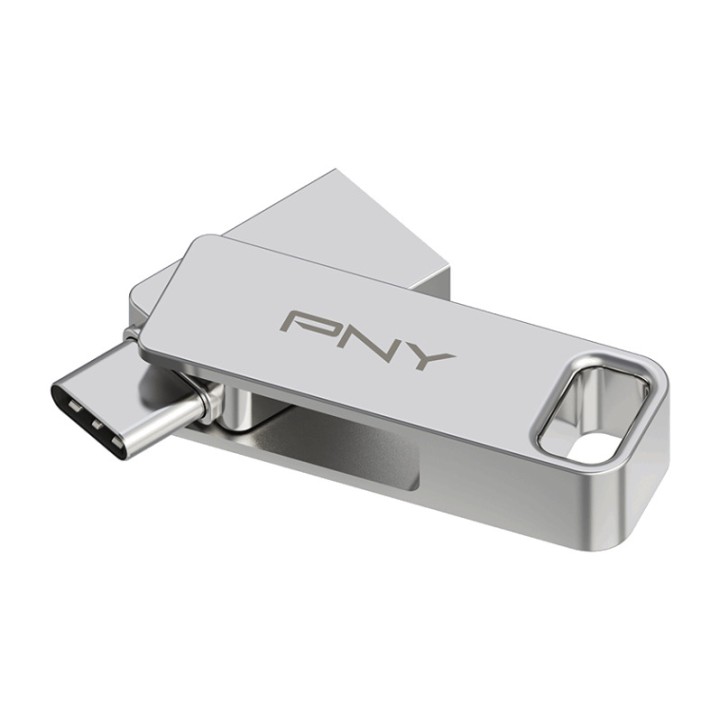 PNY Memoria USB con doble conector A y C DUO-LINK 64GB 3.2