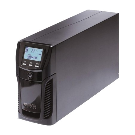 tower interactive uninterruptible power supply (ups) with lcd display dialog-vision vst1100 1100va 880w