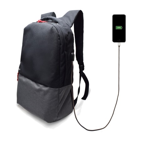 urbaner laptop-rucksack mit usb-ladeanschluss ew2529 urban 17,3"