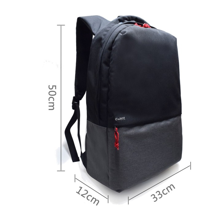 EWENT Zaino urbano per laptop con porta di ricarica USB