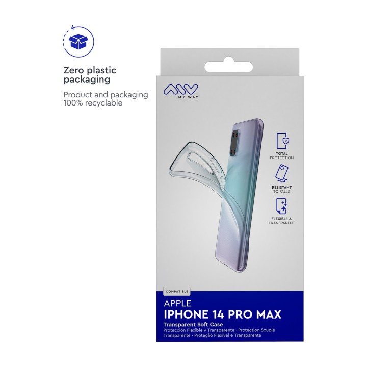 MYWAY Schlanke TPU-Handyhülle MWCRS0212 IPHONE-14 PRO MAX