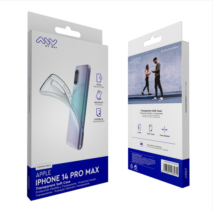 MYWAY Schlanke TPU-Handyhülle MWCRS0212 IPHONE-14 PRO MAX