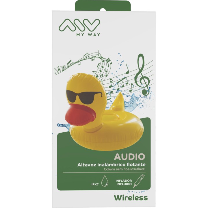 MYWAY Altaveu Bluetooth flotant amb flotador d'ànec i