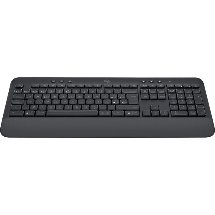 LOGITECH Wireless keyboard with wrist rest, Spanish layout