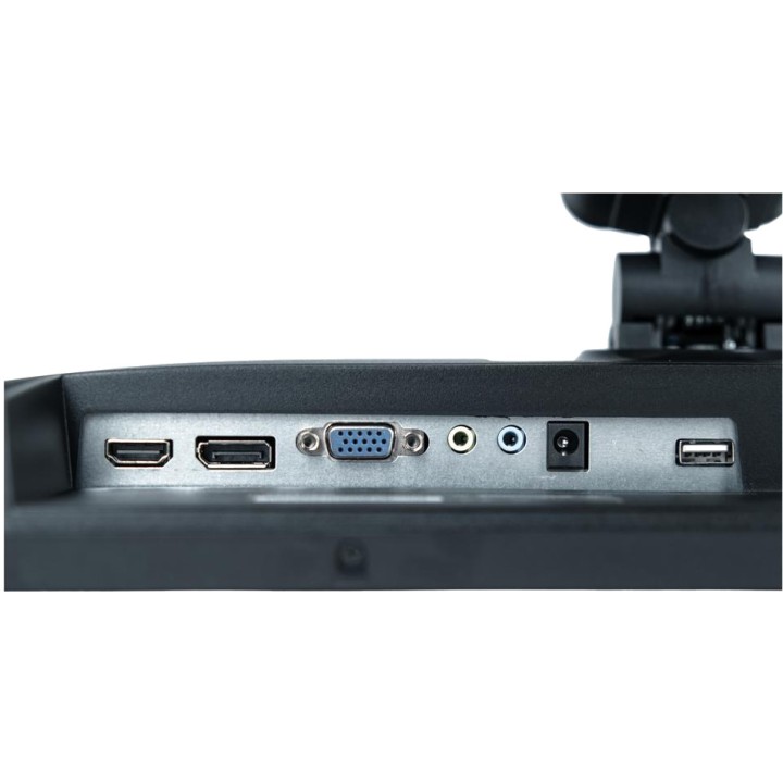 NILOX Adjustable IPS monitor with pop-up webcam and speakers
