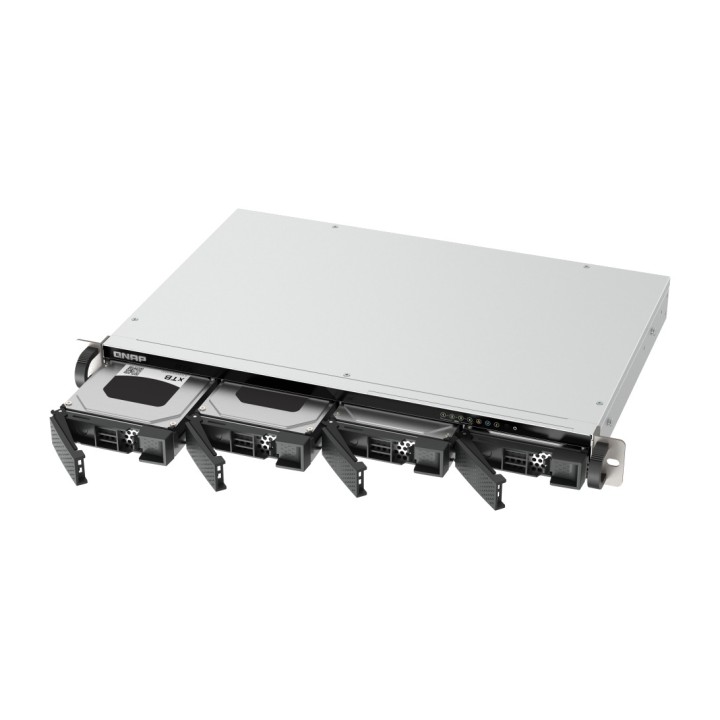 QNAP 4-bay rackmount NAS server without drives TS-433EU 1U