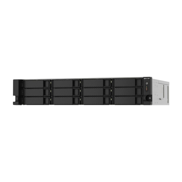 QNAP 12-Bay-Rackmount-NAS-Server ohne Festplatten