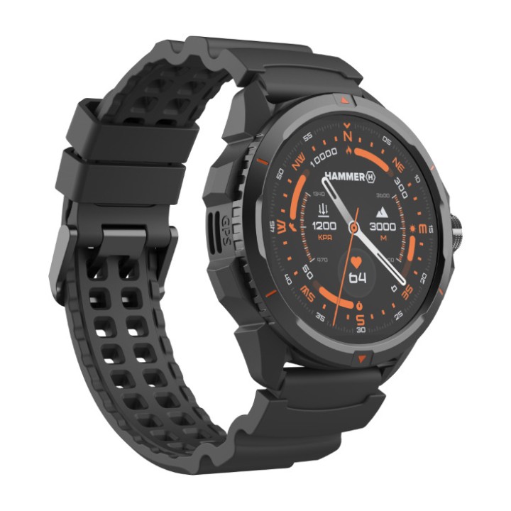 HAMMER Montre connectée robuste avec GPS double bande