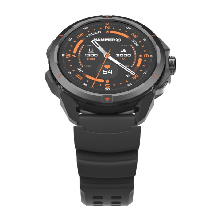 HAMMER Robuste Smartwatch mit Dualband-GPS WATCH-2