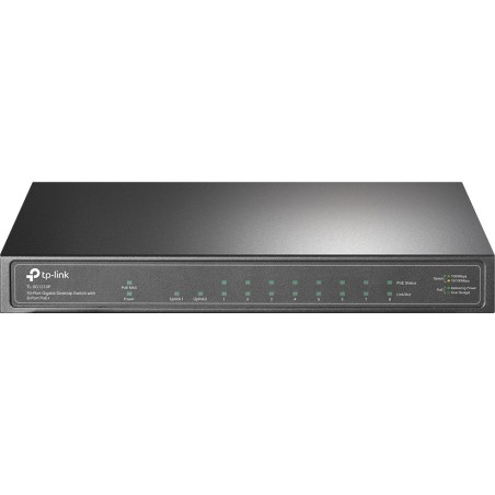 unmanaged-gigabit-switch mit 10 ports und 8 poe+ tl-sg1210p 1x-sfp