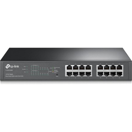 switch gigabit administrable 16 ports avec poe+ tl-sg1016pe easy-smart