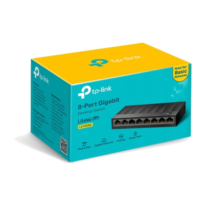TP-LINK Unmanaged Gigabit-Netzwerk-Switch mit 8 Ports