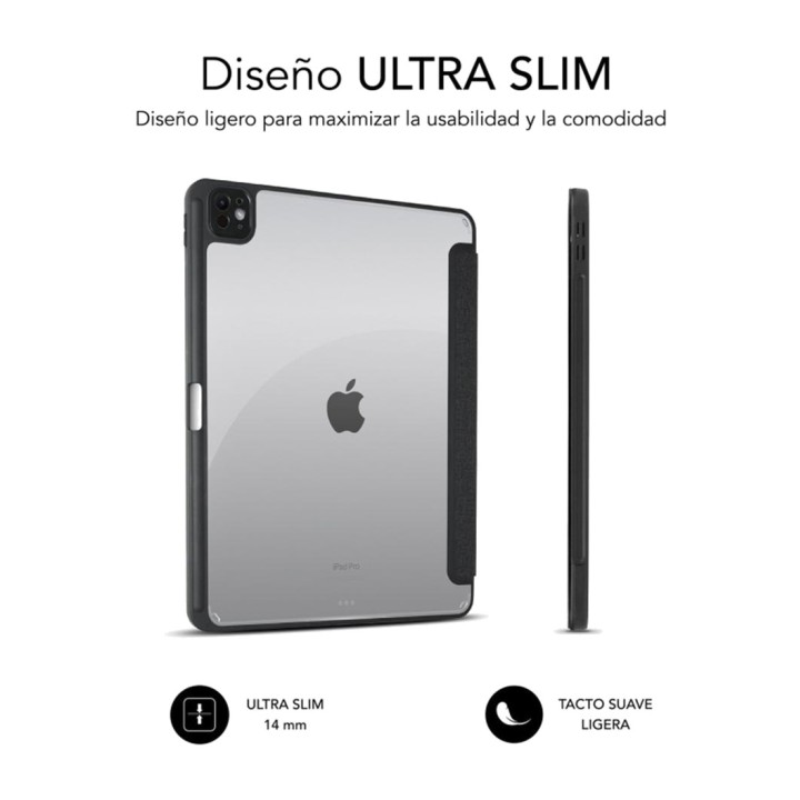 SUBBLIM Custodia antiurto per tablet con retro trasparente
