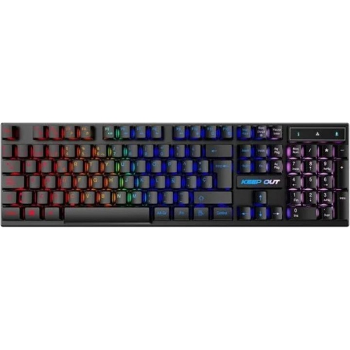 KEEP OUT Kit de monitor de gaming com teclado e mouse