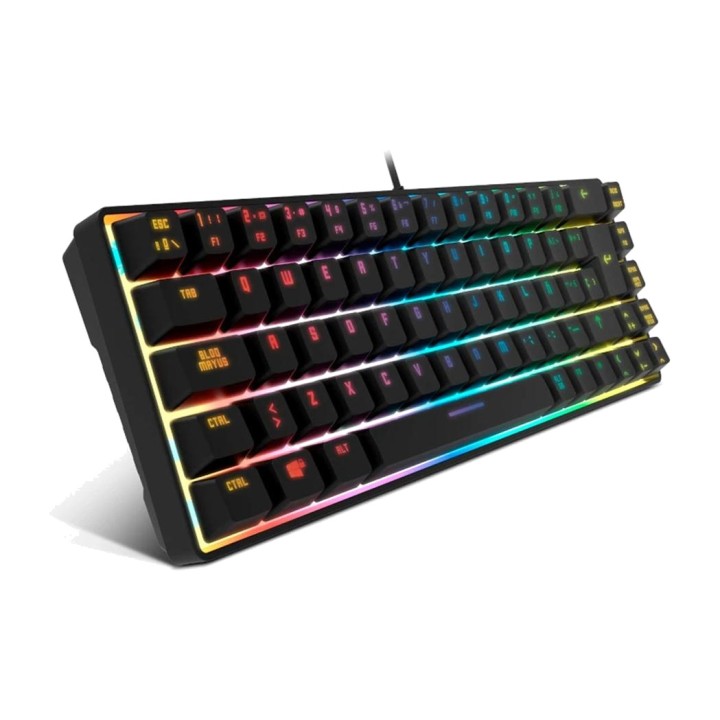 KROM Compact membrane gaming keyboard KALISTA-62%-RGB