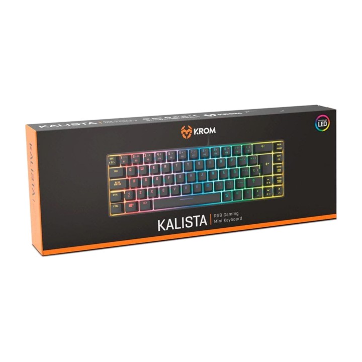 KROM Kompakte Gaming-Tastatur mit Membrantechnik
