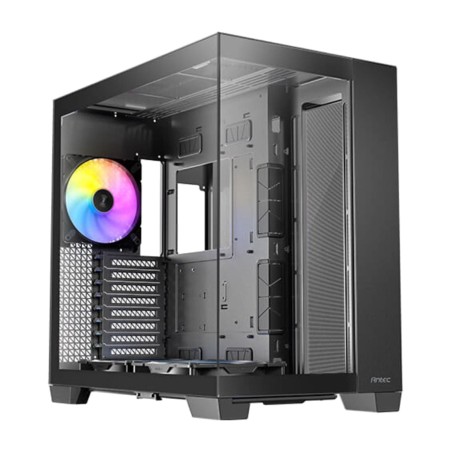 full-tower pc case with tempered glass c8 e-atx-argb
