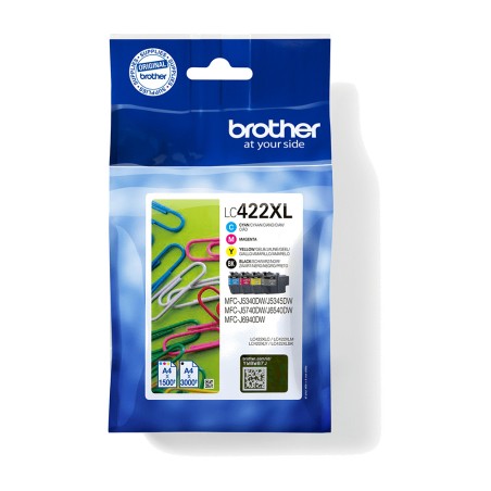 pack de 4 cartouches d'encre originales haute capacité lc-422xl