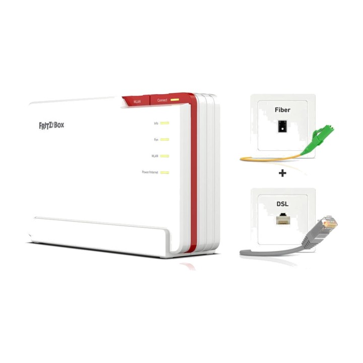 FRITZ Router WiFi 7 para fibra óptica y DSL con Zigbee BOX