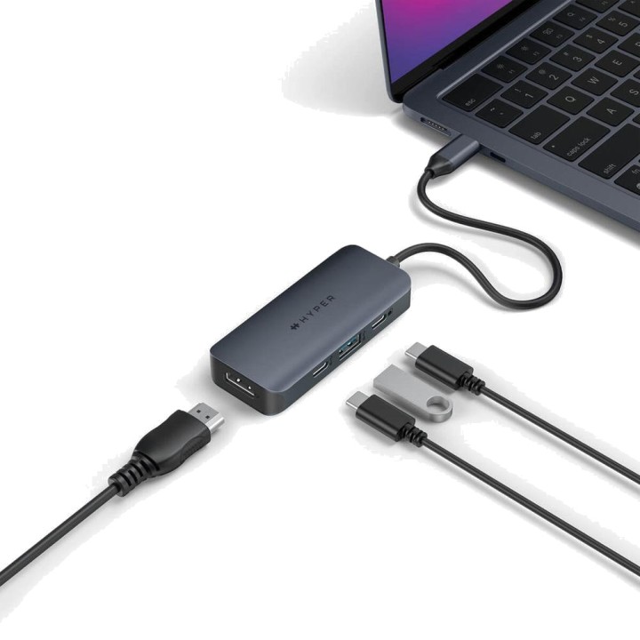 HYPER Hub USB-C multiporta con ricarica Power Delivery
