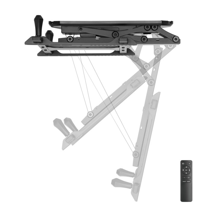 EQUIP Support TV de plafond motorisé inclinable avec