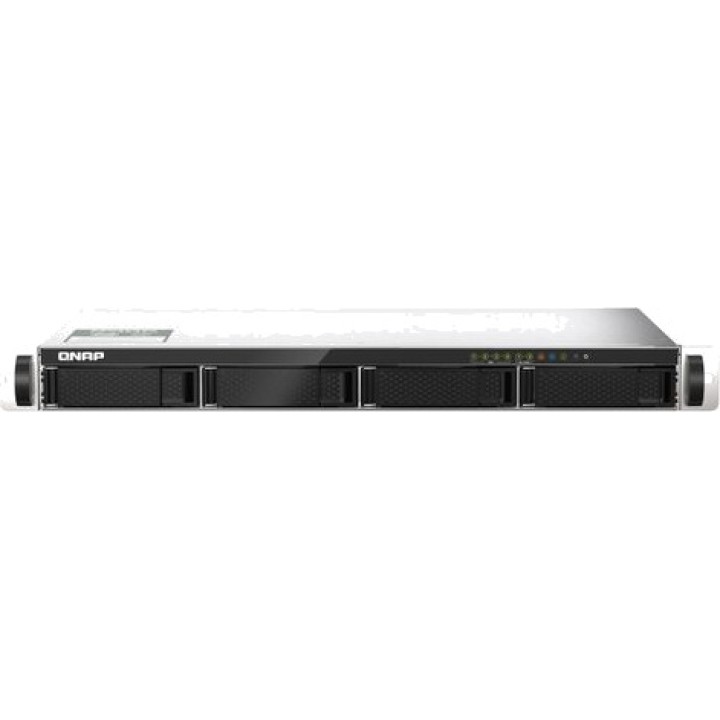 QNAP Rackmount NAS server with 4 bays and 10GbE ports,