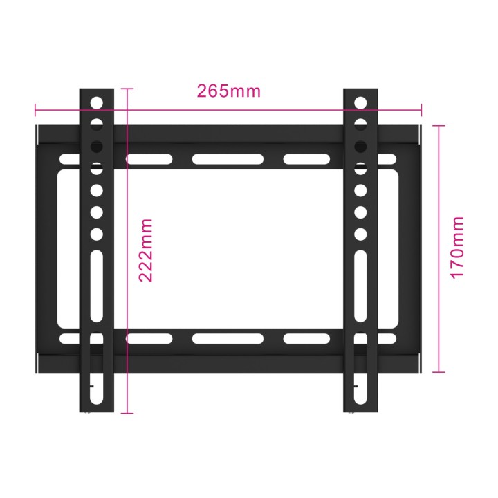 EWENT Ultraflache feste TV-Wandhalterung EW1501 EASY-FIX