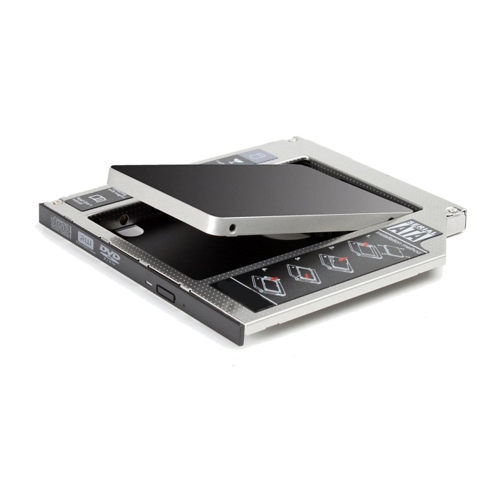 EWENT Caddy adapter SATA-meghajtóhoz laptop optikai