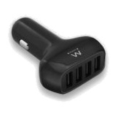 cargador de coche para mechero con cuatro puertos usb ew1354 9,6a
