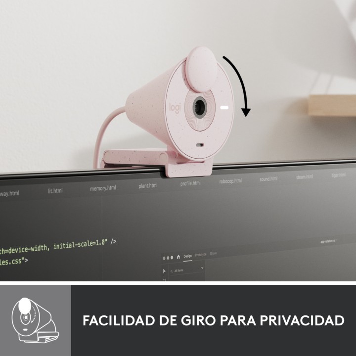 LOGITECH Webcam Full HD BRIO 300-USB-C MGS0000015551VAR