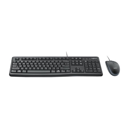 kabelgebundenes usb-tastatur- und maus-set in britischem englisch mk120 qwerty-uk