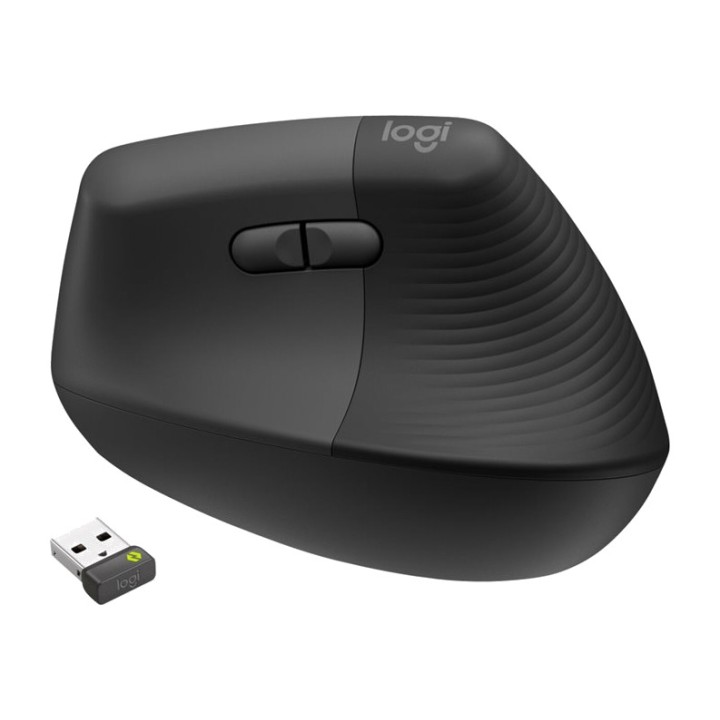 LOGITECH Mouse verticale ergonomico wireless per mancini