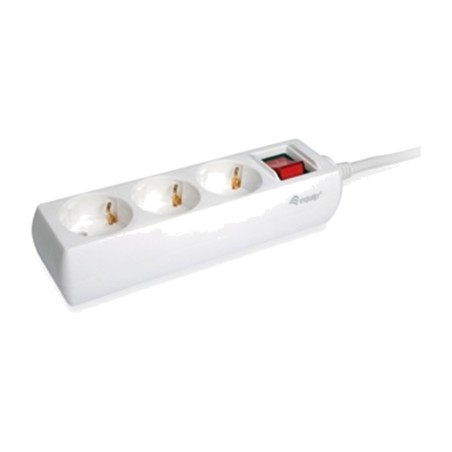3-outlet schuko power strip with switch 245551 1.5m 3500w