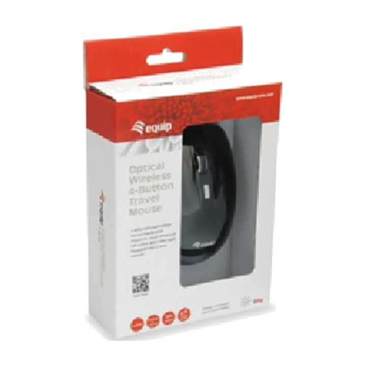 EQUIP Kabellose optische Maus mit 4 Tasten LIFE 245104