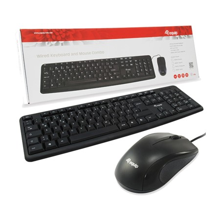 kit de teclado y ratón con cable usb life 245201