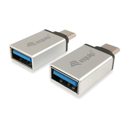 type-c male to usb-a female otg adapter, pack of two 3.0 5gbps