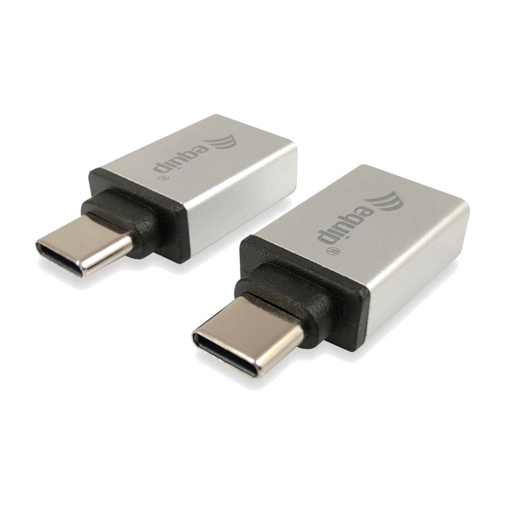 EQUIP Adaptador OTG tipo C macho a USB-A hembra en pack