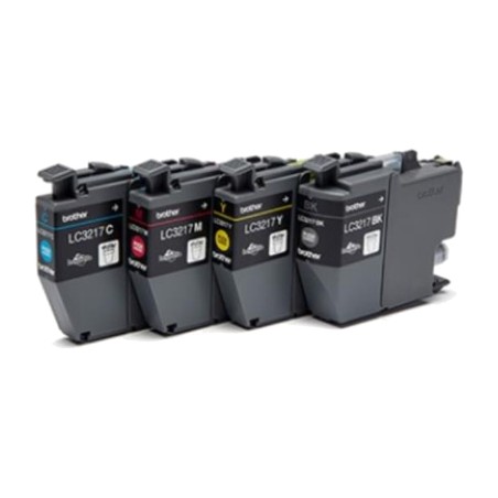pack de 4 cartuchos de tinta original lc-3217