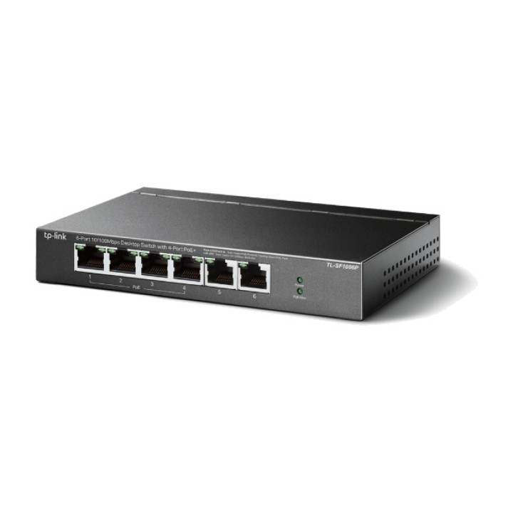 TP-LINK Switch no gestionado Fast Ethernet de 6 puertos con